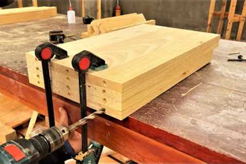 When A Talented Carpenter Handles Wood // How To Make A Dedicated Shoe Cabinet For Every Home