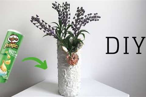 DIY Expensive Looking Vase from a Pringles Can | Recycling Projects | Best out of Waste