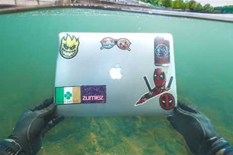 Found MacBook Underwater While Scuba Diving!