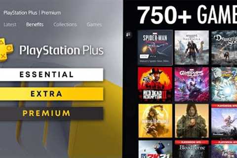 NEW PS Plus Extra &amp; Premium Overview: 750+ Games Across PS1, PS2, PS3, PS4, PS5, PSP.
