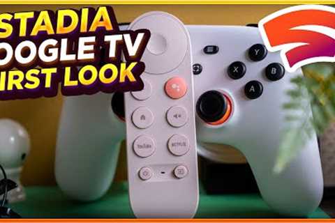 Stadia Google TV First Look &amp; First Impressions! | Finally Can We Ditch The Chromecast Ultra?