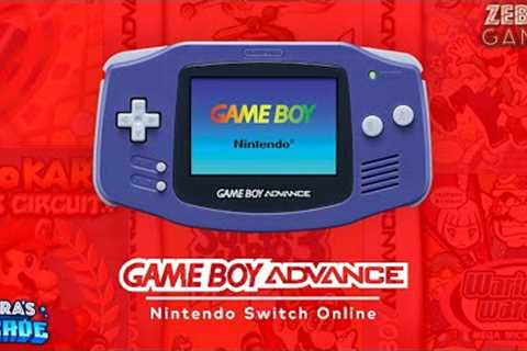 Nintendo Switch Online Game Boy Advance Games! - Zebra's Arcade!