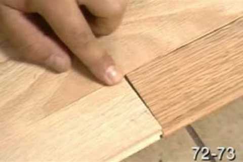 Hardwood Floor Edges and Details - Laying Hardwood Floors Part 6 of 8