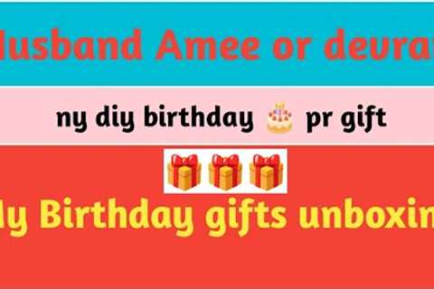 My Birthday gifts unboxing || gifts || sehr with kids