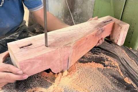Unique In Woodworking // How To Highlight Living Room   Unique Beautiful Wooden Table