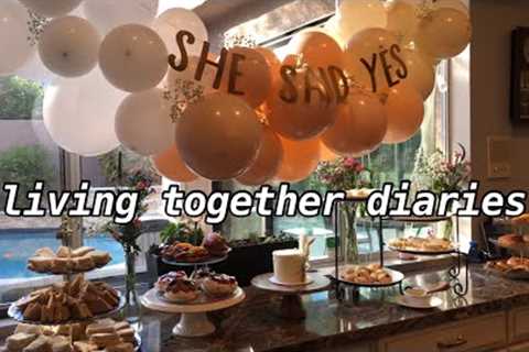 Living Together Diaries | making my bridesmaids proposal gifts, bachelorette party and bridal shower