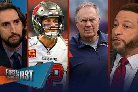 First Things First | Belichick praises Brady as the greatest in emotional interview | Nick reacts