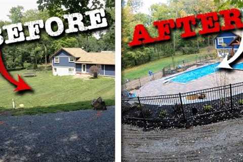 Creating a Backyard Oasis: Time Lapse of Pool Installation