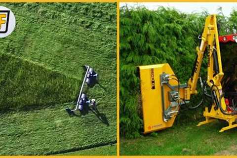 ⚡ Incredible Hedge Trimming &amp; Lawn Mowing Machines ▶ 1  [with TechFind Commentary]