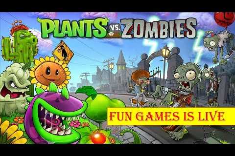 Plants vs Zombies l Fun Games Live Stream | Let's Hit 5K SUBS