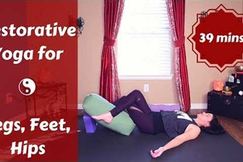 Restorative Yoga for Legs, Feet, &amp; Hips | Lower Body Love {40 mins}