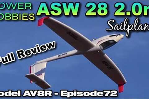 Tower Hobbies ASW 28 2.0m PNP - Model AV8R Review