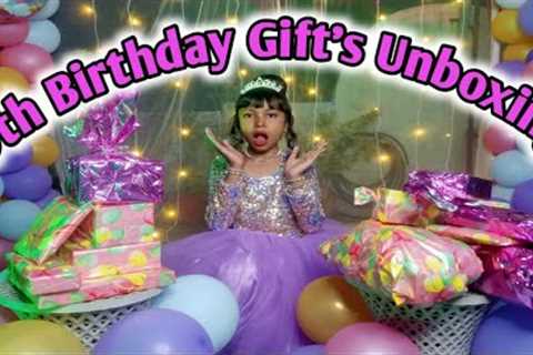 My 9th Birthday Gifts Unboxing / Birthday Gifts Opening / Cute Unicorn &amp; Blackpink Stationary /