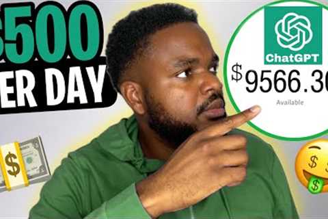 5 WAYS TO MAKE MONEY ONLINE WITH ChatGPT AI Bot ($500/Per Day)