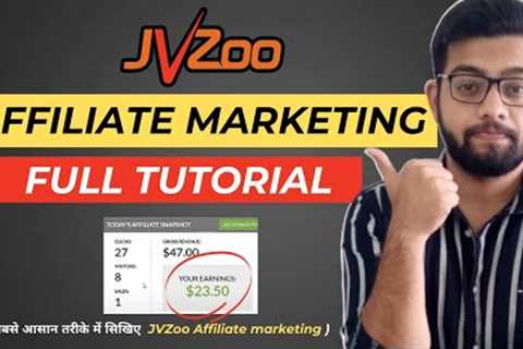 JVZoo Affiliate Marketing Tutorial Hindi (2022) | How to promote Jvzoo Products