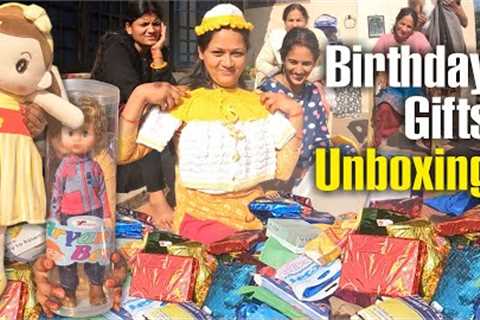 1st birthday unboxing | best gift for baby girl | unboxing gifts | birthday gifts unboxing