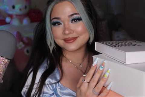 ASMR PR Unboxing 💙 (Fenty Beauty, Kylie Cosmetics, The Crème Shop)