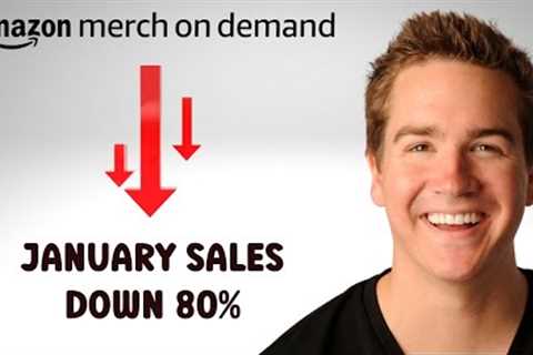Sales Crash So Why Am I Smiling?: Amazon Merch Sales Update January 2023