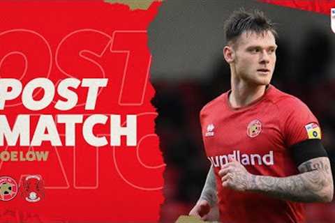 Post-match: Joe Low delighted to score his first professional career goal