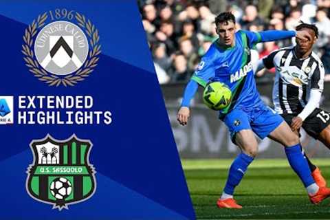 Udinese vs. Sassuolo: Extended Highlights | Serie A | CBS Sports Golazo