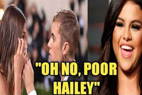Selena Gomez laughed at Hailey Bieber after she cried on stage. Justin in confusion