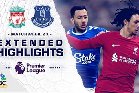 Liverpool v. Everton | PREMIER LEAGUE HIGHLIGHTS | 2/13/2023 | NBC Sports