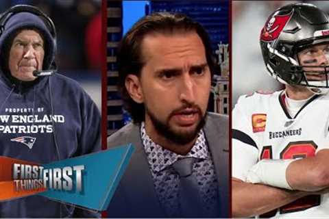 FIRST THINGS FIRST | Nick Wright reacts Bill Belichick hails Tom Brady as 'the greatest'