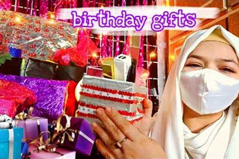 My Birthday gifts unboxing 🎁🎁
