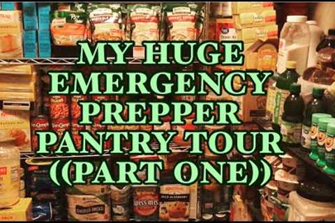 Look Inside My HUGE Prepped Food Pantry | PREPPED PANTRY