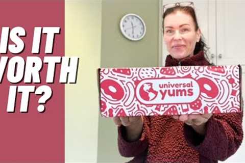 Universal Yums - Is It Worth It? - Holiday Snack Box 2022 Unboxing, Pricing, Pros &amp; Cons