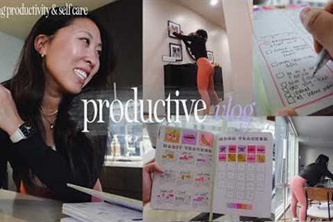 PRODUCTIVE VLOG: woke up at noon, balancing productivity &amp; self care, weekend to do list &amp;..