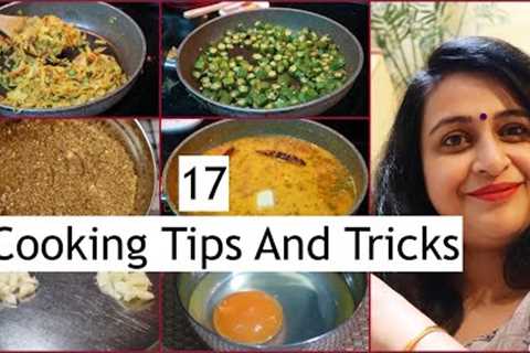 17 Useful Cooking Tips &amp; Tricks ( Hindi ) | Cooking Hacks | Simple Living Wise Thinking