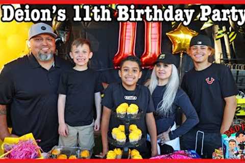 Deion's 11th Birthday Party | D&amp;D Family Vlogs