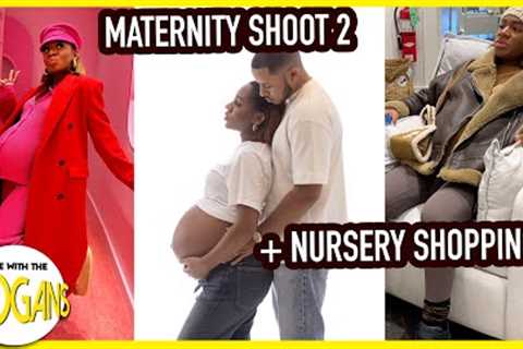 SHOPPING FOR THE BABY ROOM! + Maternity Shoot #2, Sister Date ▸ Life With the Logans - S9 EP17