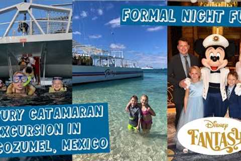 Cozumel, Mexico Fury Catamaran Excursion &amp; Disney Fantasy Cruise Formal Night at Animator's..
