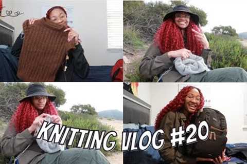 Knitting the Louvre &amp; Cargill Sweaters, and hiking to the Hollywood Sign | Knitting Vlog #20