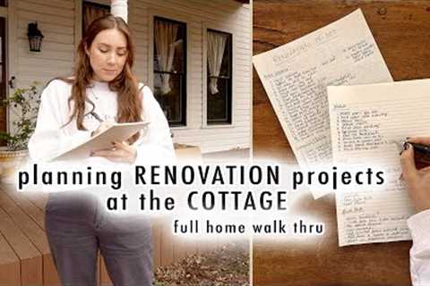 planning RENOVATION projects at the Cottage *FULL HOME WALK-THRU* | XO, MaCenna Vlogs