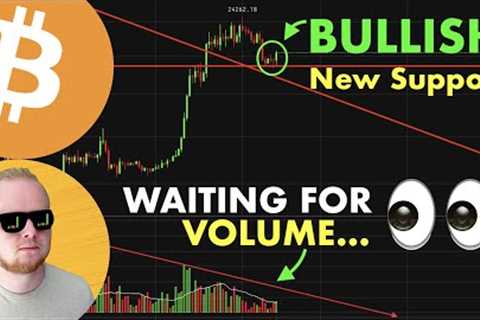 #BITCOIN: PERFECT BOUNCE!!! Will it last??? Waiting for Volume Confirmation.