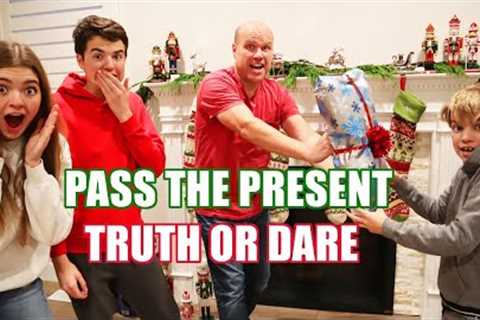 Pass The Present HOT POTATO Truth Or Dare Christmas Game!