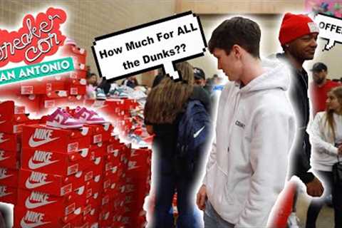 CASHING OUT $10,000 WORTH OF SNEAKERS AT SNEAKERCON SAN ANTONIO!!! (BUYOUTS)
