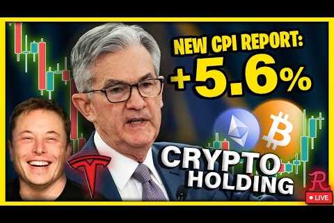 Bitcoin LIVE : BTC SURVIVED 5.6% CORE CPI, 6.4% CPI, NVDA, TSLA PUMP