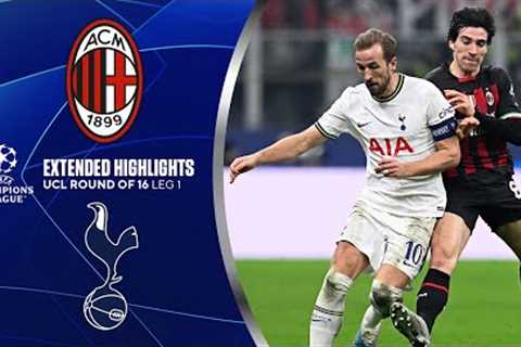 AC Milan vs. Tottenham: Extended Highlights | UCL Round of 16 - Leg 1 | CBS Sports Golazo
