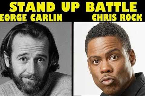 Stand Up Battle - George Carlin vs Chris Rock | Stand Up Comedy Moments