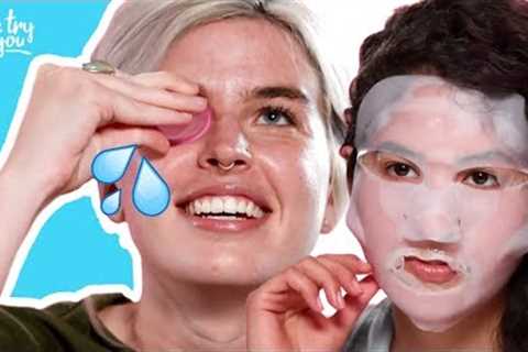 TRYING WEIRD JAPANESE BEAUTY PRODUCTS | WE TRY FOR YOU