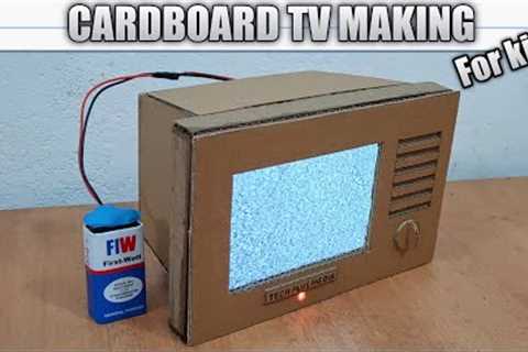 How to make a cardboard TV |DIY|