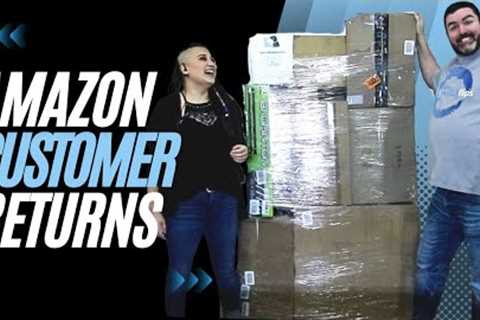 We Bought An Amazon Customer Returns Pallet | Unboxing over $2000 Worth of Mystery Items