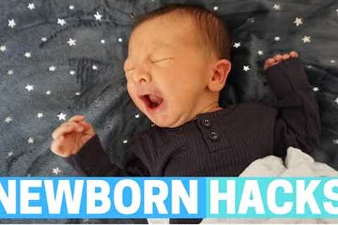 NEWBORN BABY HACKS! Tips &amp; Tricks for First Time Moms!