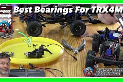 How to install Fast Eddy bearing for better TRX4M performance || Holmes Hobbies