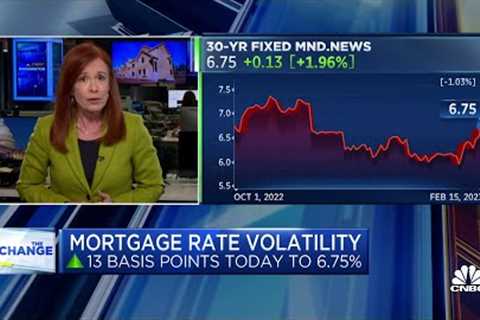 Mortgage rates move higher, along with homebuilder sentiment