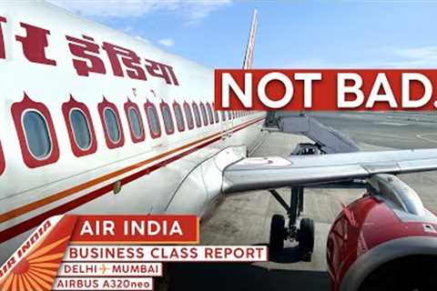 AIR INDIA A320 Business Class 🇮🇳【4K Trip Report Delhi to Mumbai】Better Than Long Haul!